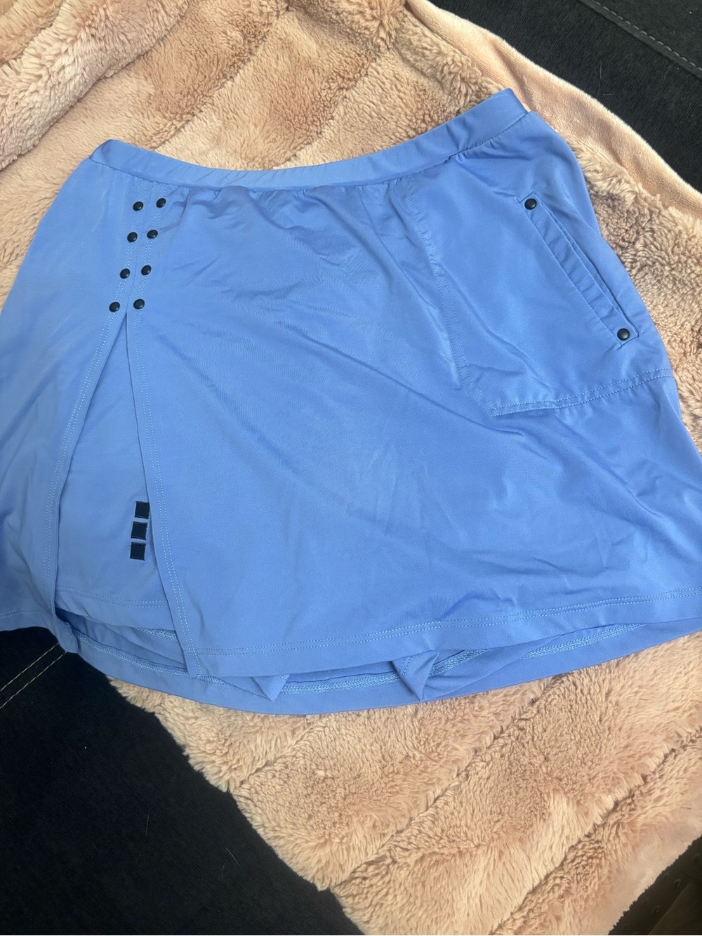 jamie sadock Periwinkle Active Skort with Snap Details